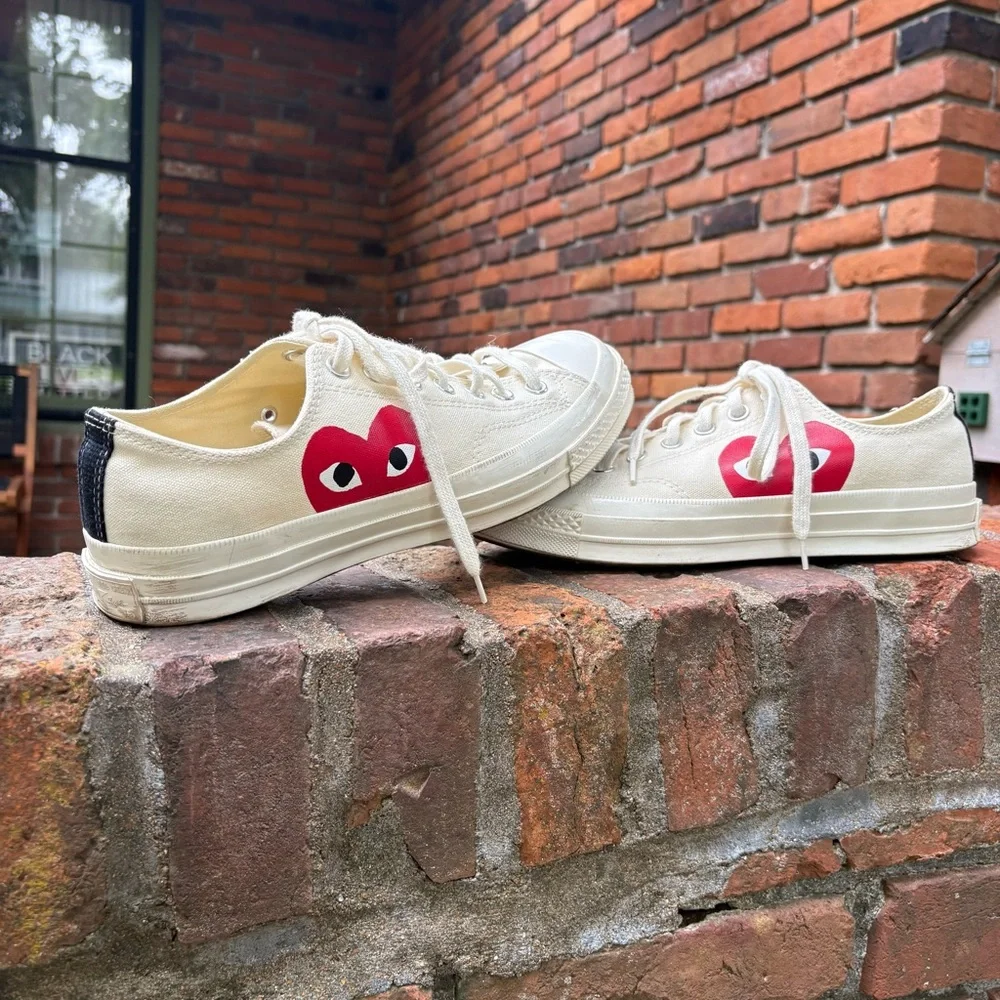 Comme des Garçons PLAY x Converse Chuck 70 Low sneakers Size 11 (W) Size 9 (M)